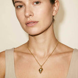 Chunky Solid 9ct Gold Maxi Periwinkle Necklace - Dainty London