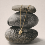 Chunky Solid 9ct Gold Maxi Periwinkle Necklace - Dainty London