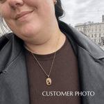 Cornish-inspired emerald and diamond pendant necklace - The Morwenna - Dainty London