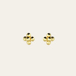 Dainty Gold Cluster Studs | Dainty Everyday Cluster Earrings | Dainty Londondon