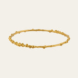 Dainty Gold Grain Bangle - Dainty London