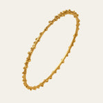 Dainty Gold Grain Bangle - Dainty London