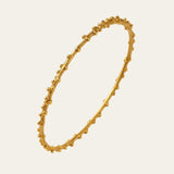 Dainty Gold Grain Bangle - Dainty London