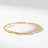 Dainty Gold Grain Bangle - Dainty London