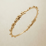 Dainty Gold Grain Bangle - Dainty London