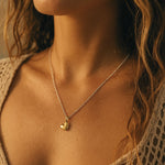 Dainty Gold Heart Necklace - Dainty London