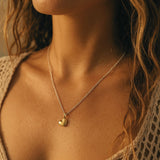 Dainty Gold Heart Necklace - Dainty London