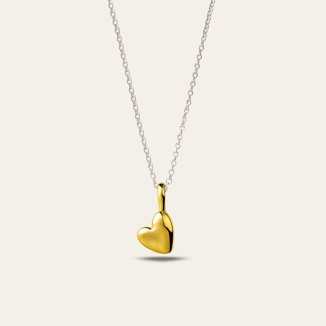 Dainty Gold Heart Necklace - Dainty London