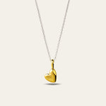 Dainty Gold Heart Necklace - Dainty London