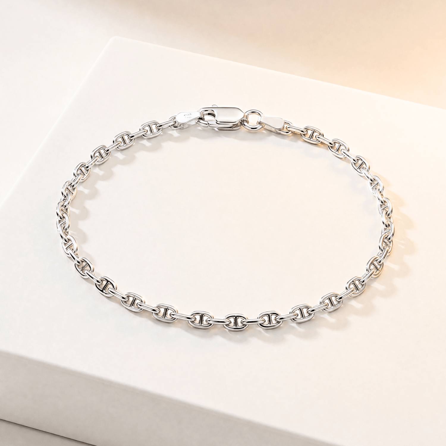 sterling silver bracelet, anchor chain jewelry, unisex silver bracelet, everyday jewelry, silver chain gift, men's silver bracelet, women's silver bracelet, textured silver bracelet, durable jewelry, gift for him, gift for her, stylish silver accessory, casual wear jewelry