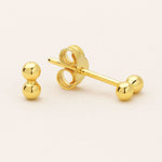 Dainty Gold Single Stud Earrings - Dainty London