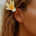 Dainty Gold Single Stud Earrings - Dainty London
