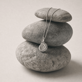 Dainty Silver Ammonite Fossil Necklace - Dainty London