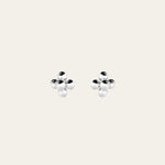 Dainty Silver Cluster Studs | Dainty Affordable Everyday Earrings | Dainty London