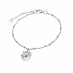 Dainty Silver Daisy Bracelet - Dainty London