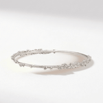 Dainty Silver Grain Bangle - Dainty London