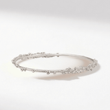 Dainty Silver Grain Bangle - Dainty London