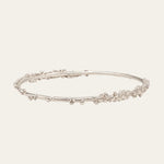 Dainty Silver Grain Bangle - Dainty London