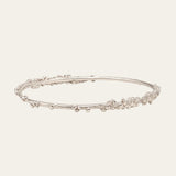 Dainty Silver Grain Bangle - Dainty London
