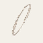 Dainty Silver Grain Bangle - Dainty London