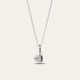 Dainty Silver Heart Necklace - Dainty London