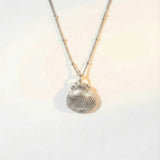 Dainty Silver Seashell Necklace - Dainty London