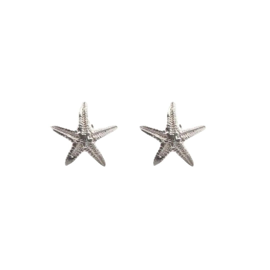 Dainty Silver Starfish Studs - Dainty London