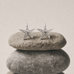 Dainty Silver Starfish Studs - Dainty London