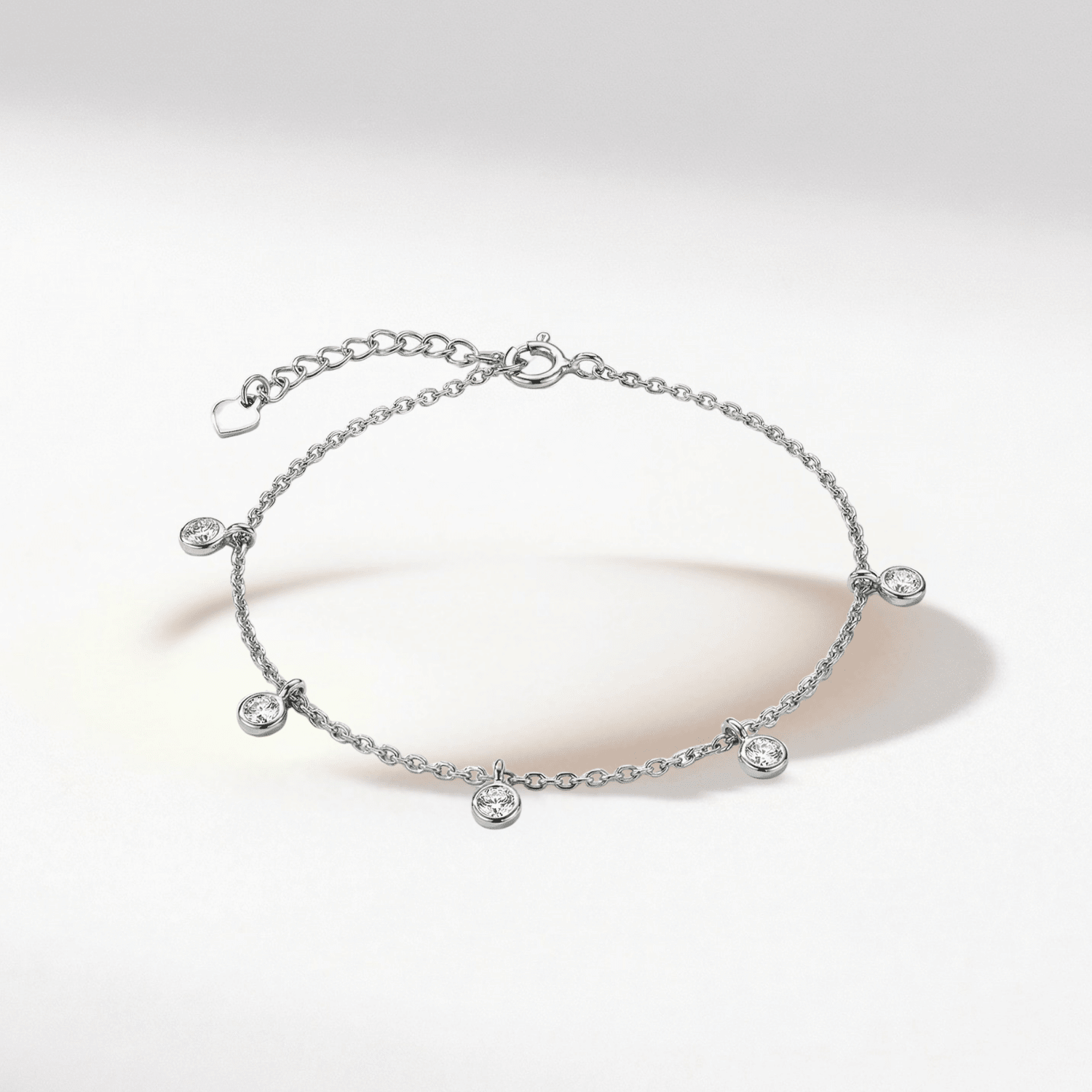 Dainty Silver Topaz Anklet or Bracelet - Dainty London