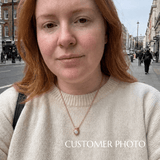 Dainty White Gold Diamond Necklace - Stella - Dainty London