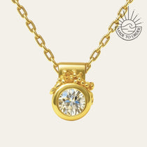The Stella Necklace - Fine Jewellery Diamond Necklace - Ethical Diamonds - Dainty London dainty gold necklace, yellow gold diamond, celestial jewellry, sustainable jewelry, eco-friendly necklace, minimalist gold chain, dainty fine jewelry, gift for women, bridal jewelry, everyday gold necklace, celestial pendant, handmade jewelry, modern gold necklace