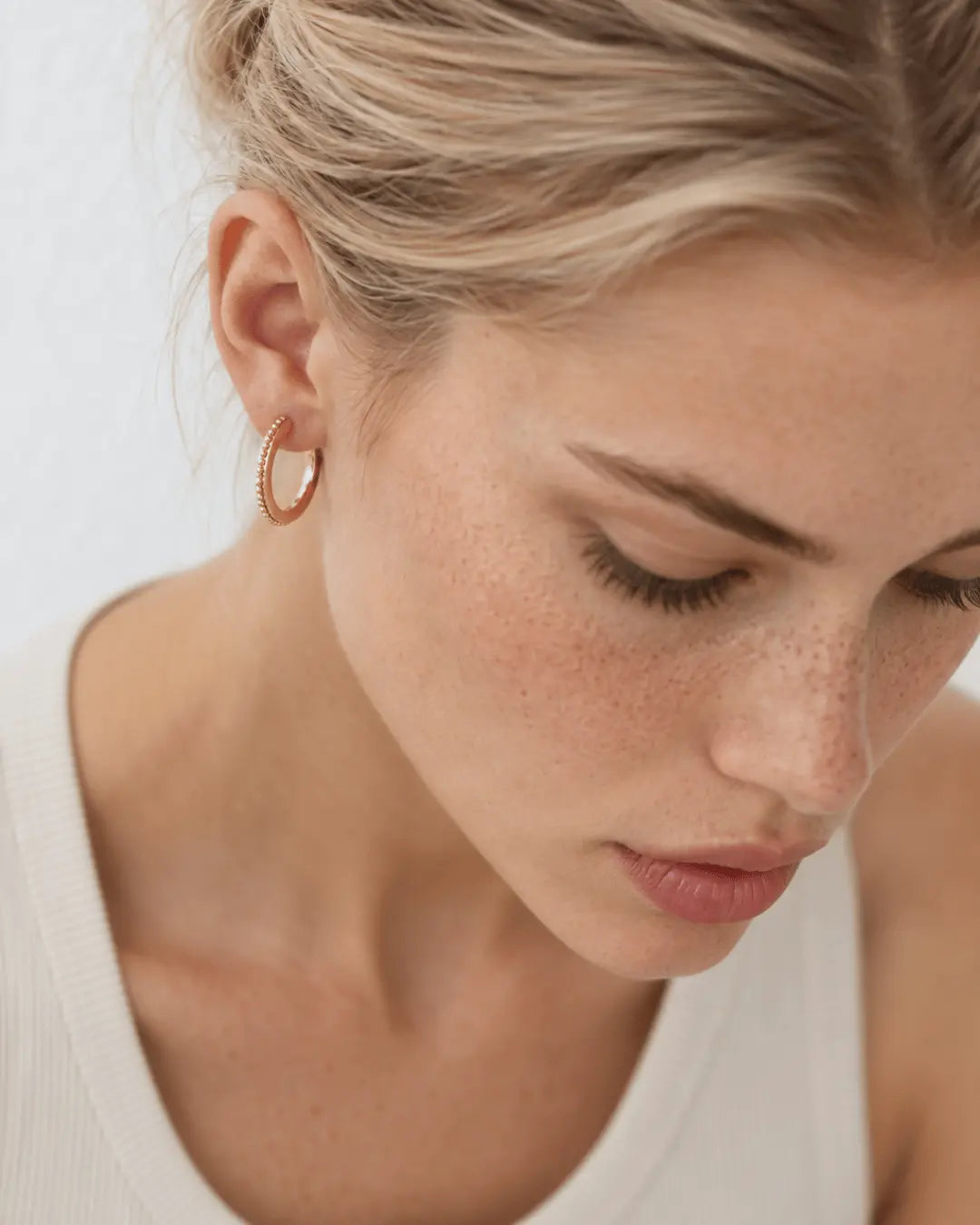 dainty london gold or silver gemstone earrings hoops studs pearls