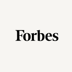 Forbes logo in black on a white background