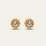 Gold Astrid Studs - Dainty London