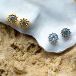 Gold Astrid Studs - Dainty London