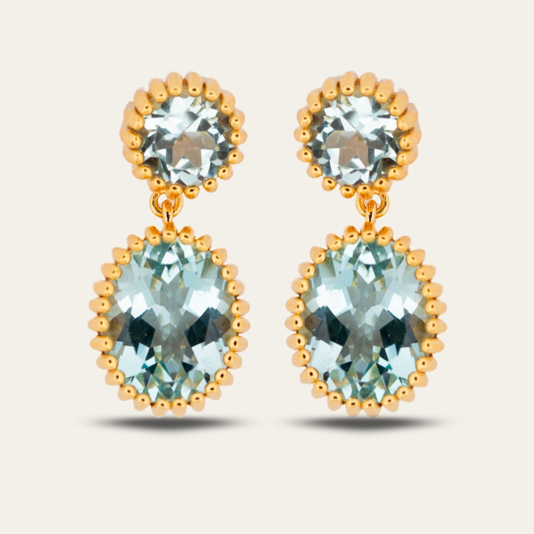 Gold Aurelia Earrings - Dainty London
