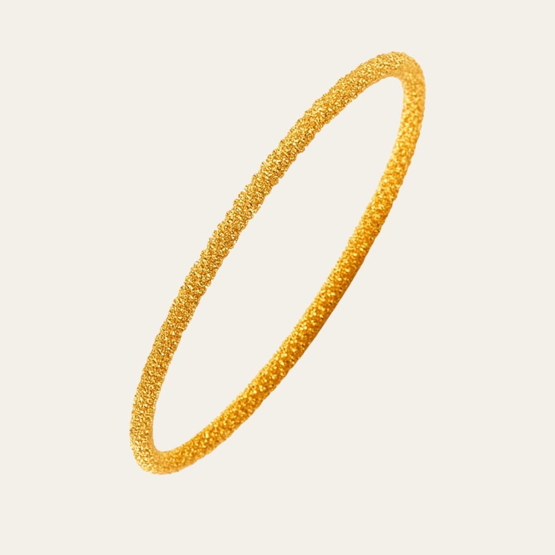 Gold Barnacle Bangle - Dainty London