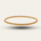 Gold Barnacle Womens Bangle Bracelet -British handcrafted bracelets - Dainty London