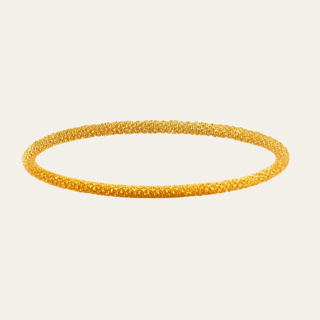 Gold Barnacle Bangle - Dainty London