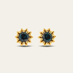 Gold Cleodora Studs - Dainty London