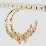 Gold Nyx Hoops - Dainty London