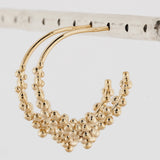 Gold Nyx Hoops - Dainty London