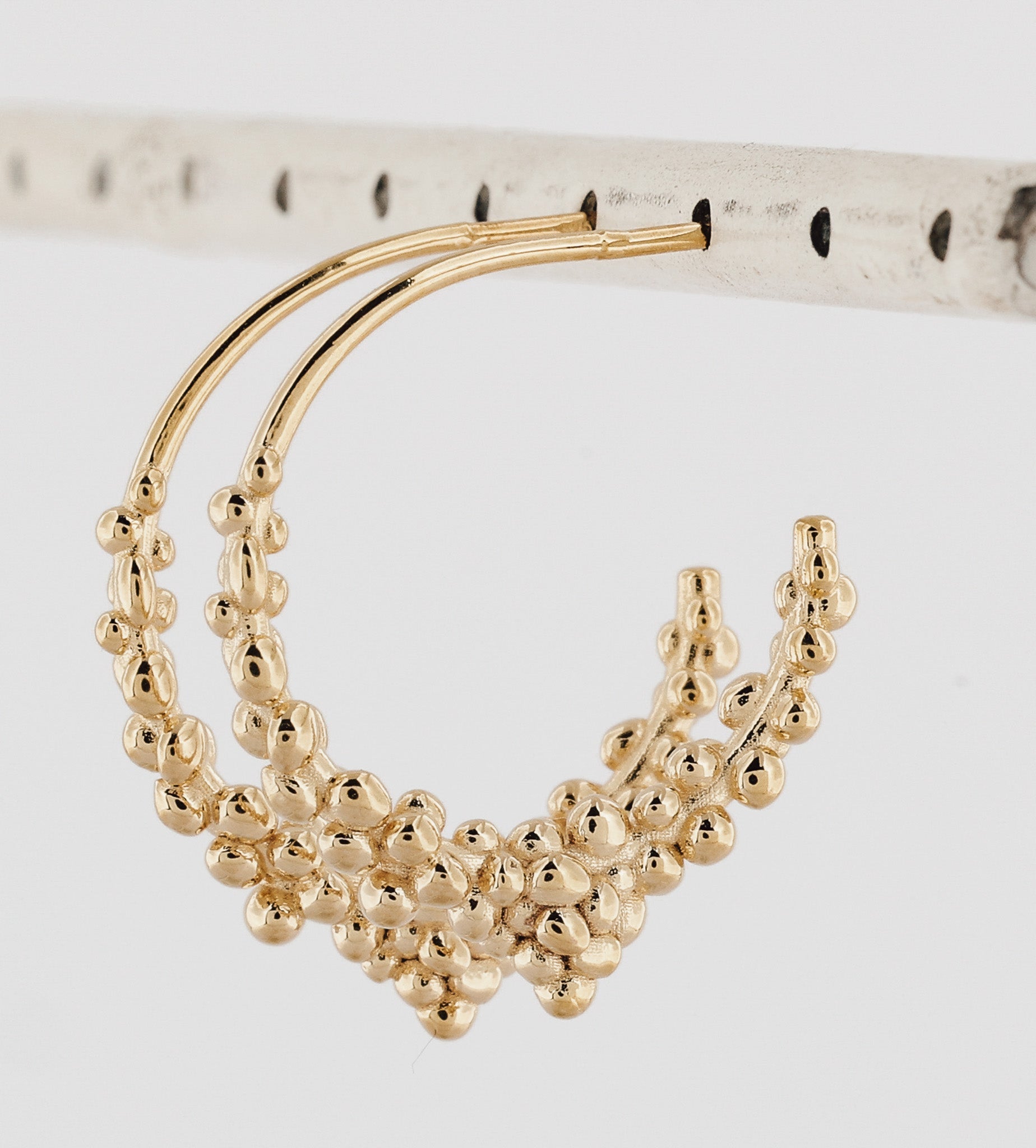 Gold Nyx Hoops - Dainty London