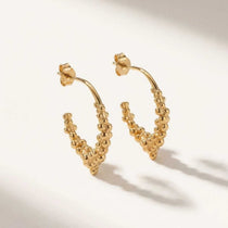 Gold Nyx Hoops - Dainty London