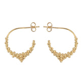Gold Nyx Hoops - Dainty London