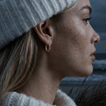 Gold Rockpool Hoops - Dainty London