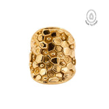 Gold or Silver Statement Saddle Ring - Hemera - Dainty London