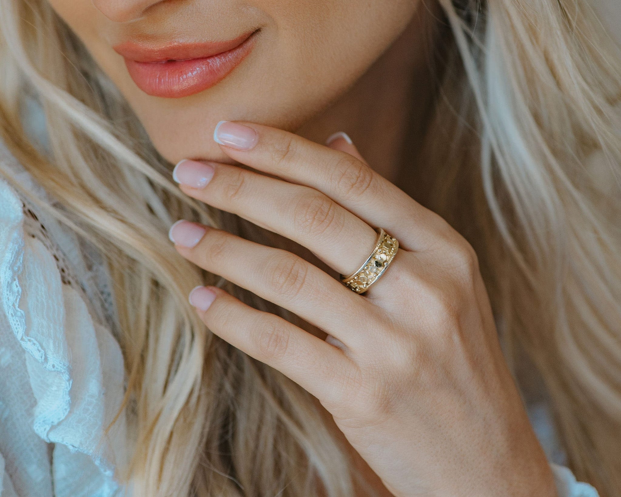 Gold or Silver Vermeil Goddess Ring - Hemera - Dainty London