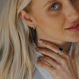 Gold Rockpool Hoops - Everyday Earrings- Ocean Beach Jewellery- Dainty London