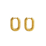 Gold Rockpool Hoops - Dainty London